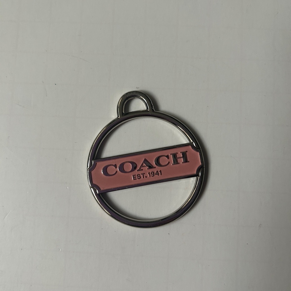 COACH METAL BAG CHARM - Picture 2 of 6